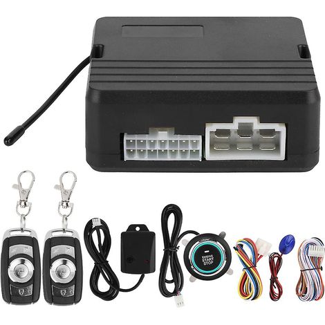 Sistema de arranque con un solo botón para alarma de vibración del coche