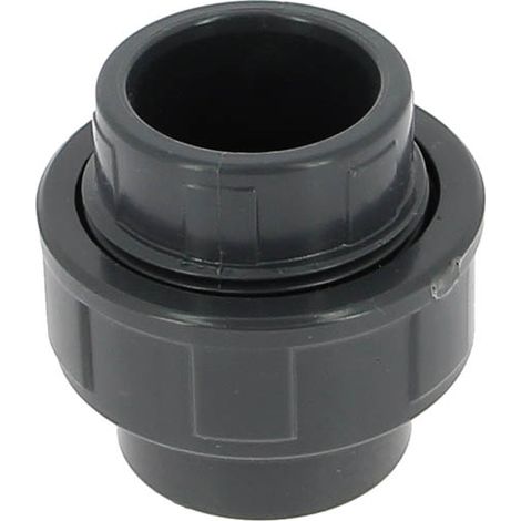 Raccord pression PVC Nicoll - Union 3 pièces à coller Femelle Ø32 - NF
