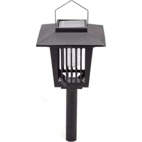 Piège moustiques solaire uv led suspendable piquet jardin (1/5)