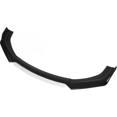 Pare-chocs Avant Universel Lèvre Spoiler Splitter Kit Aérodynamique Pièce Auto Tuning (Noir Brillant Blanc) (1/5)