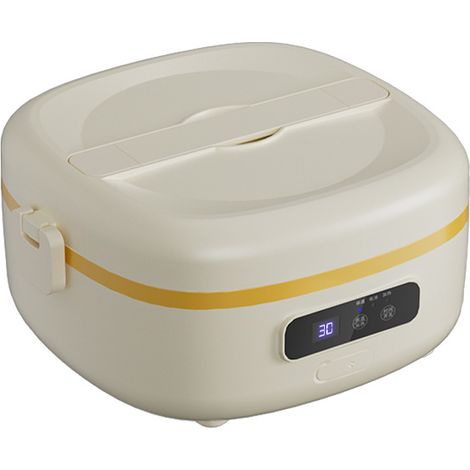Boîte à lunch portable et sans eau avec affichage numérique intelligent, chauffage uniforme, en acier inoxydable 304.