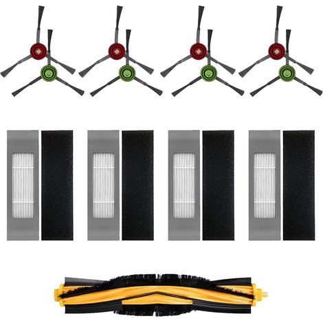 (13Pcs) Replacement Brush Filter Accessories Set for Ecovacs DEEBOT N8 N8+ N8 Pro N8 Pro+ Robot Vacuum Cleaner (1/5)