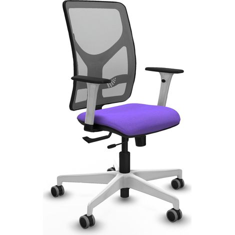 Chaise de bureau piqueras y crespo Motilla gris maille (1/2)