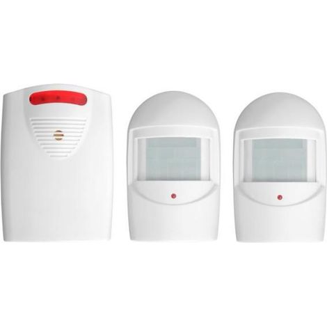 Kit sensore di movimento con segnalazione wireless. IP44, 120 m - ON-MA-718