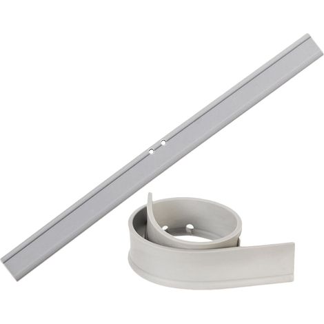Lot de 2 Bandes Raclette en Caoutchouc Naturel 25 Cm pour Vitres Domestiques, Têtes de Remplacement Essuie-Glaces Pratiques, Accessoire Nettoyage Fenêtre Multifonction pour Usage (1/5)