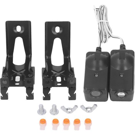 Sicherheitssensor-Set mit Halterung 41A5034 Lichtschranken für Garagentoröffner DC5V‐6V