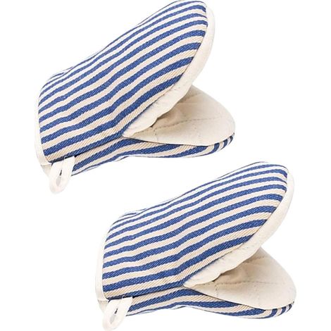 1 par de mini manoplas de horno, manoplas de horno resistentes a altas temperaturas, manoplas de horno cortas con presillas para colgar, adecuadas para asar a la parrilla, hornear, cocinar y hacer bar (1/5)