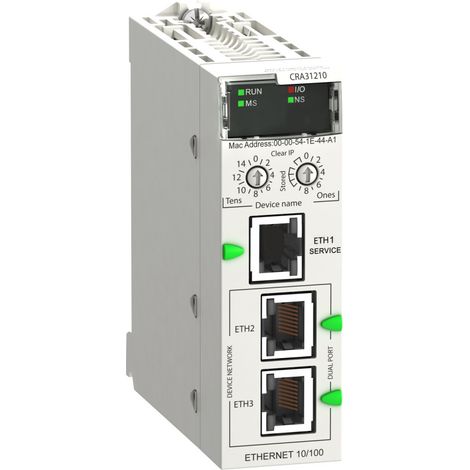 Module de communication pour rack déporté Ethernet RIO M340 SCHNEIDER BMXCRA31210