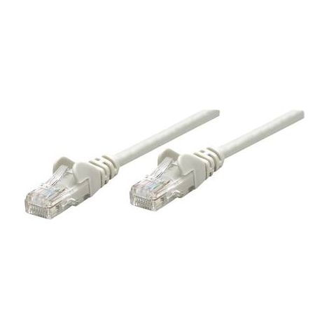Intellinet 325950 RJ45 Câble réseau, câble patch CAT 5e U/UTP 10.00 m gris 1 pc(s) Y263211 (1/2)