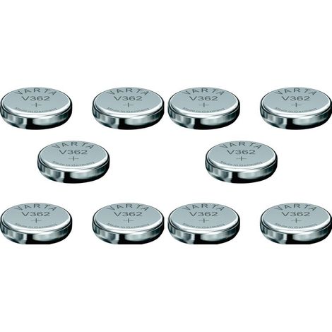 .10 Piles varta 362 SR721SW.