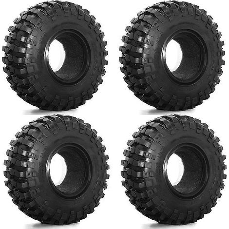Pneu avec insert pour voitures miniatures 1/10 Crawler 1,9" Pneu universel Crawler 106 mm Terrain rocailleux( ) (1/5)
