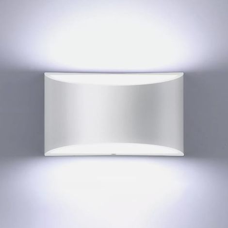 Moderne LED-Wandleuchte, 6000K kaltweißes Licht, Auf- und Abwärtsbeleuchtung, 7W, Innenwandleuchte, 1 Stück.