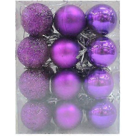 12/24 boules de Noël transparentes pour sapin, décorations de Noël (1/5)