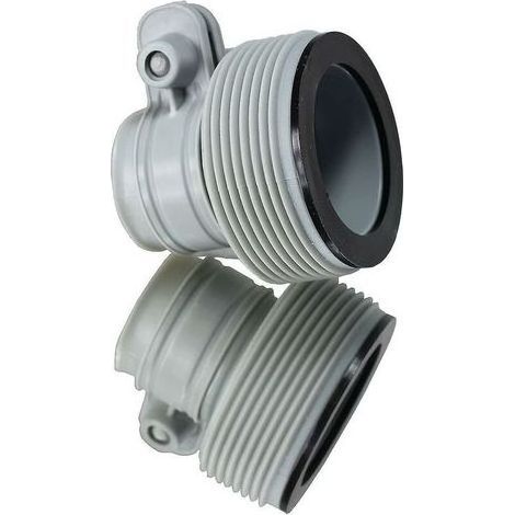 Lot de 2 adaptateurs B pour pompe à filtre – Compatibilité Bestway 58236 et Intex 10722 – Diamètre tuyaux 32 à 38 mm (1/5)