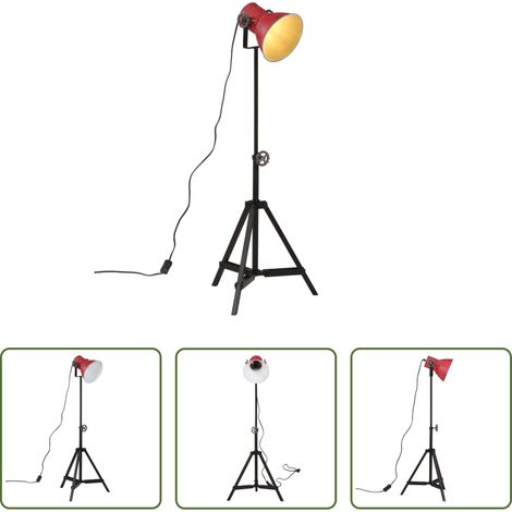 Stehleuchte -  Stehleuchte 25 W Rot 35x35x65/95 cm E27