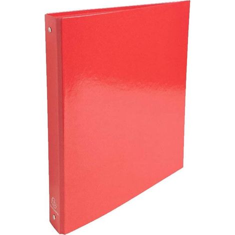 Classeur à anneaux - Iderama - A4 - 4 anneaux 30 mm - 275 feuilles - Rouge en polypropylène (1/4)