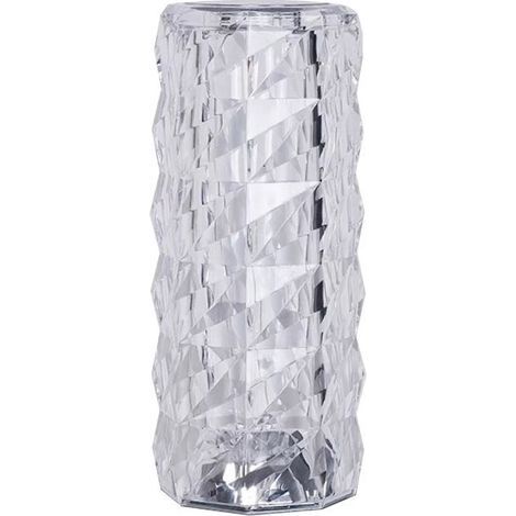 16-farbige LED-Kristalllampe mit Fernbedienung – 4 Modi, USB, RGB-Touch-Tischbeleuchtung, wiederaufladbare Stimmungsleuchte fürs Schlafzimmer (1/5)