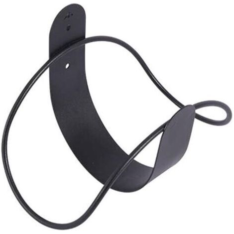 FENOPLASTICACrochets pour tuyau d'arrosage - Support de rangement suspendu pour tuyau d'arrosage, corde, extérieur (noir) (1/4)