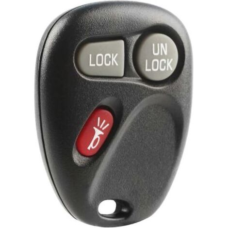 Control remoto de repuesto de 3 botones para Chevrolet GMC 1998-2002, número de pieza: (1/4)