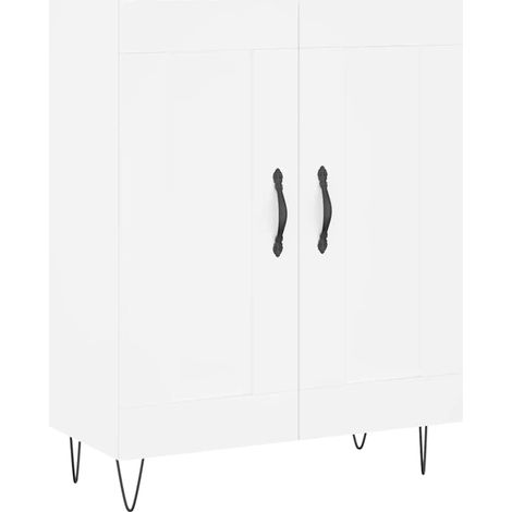 Sideboard/Anrichte/Buffet Weiß 69,5x34x90 cm Holzwerkstoff LXWW649341 (1/5)