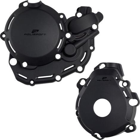 Protector de cubierta de alternador Polisport para KTM EXC 450 500 XCF, 24 pulgadas, negro