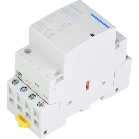 Contacteur AC 4P 4NO 16A 220V/230V Montage Rail DIN pour Contrôle de Circuits Multiphases (1/5)