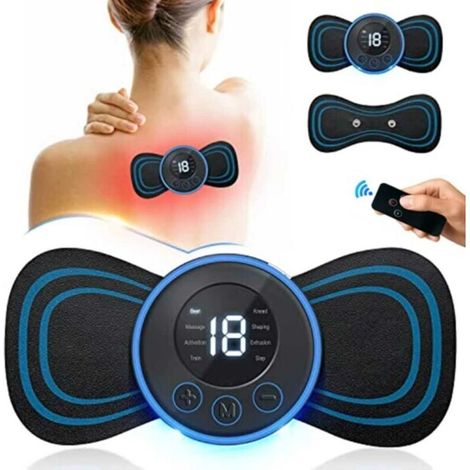 EMS massage for the back, neck and shoulders - Blue cordless massage - AquaForge (1/5)