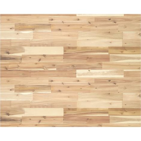 vidaXL Piano Scrivania Non Trattato 100x80x4cm Legno Massello Acacia