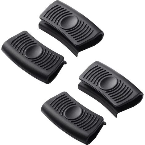 Mango protector de silicona para ollas y sartenes, tapa resistente y termoaislante para cocinar con seguridad - Crezuo