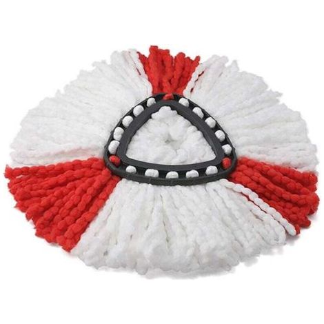 Pair 2 pcs pour s'adapter à la tête de fil de coton o-cèdre Fil de coton triangle Tête de vadrouille pivotante Coussin de vadrouille (1/4)