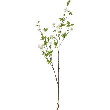 Tall Mock Artificial Orange Spray (Single Stem) - Plastic - L45 x W45 x H135 cm - Green