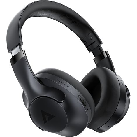 Auriculares inal谩mbricos Bluetooth 5.3 H4 con cancelaci贸n activa de ruido (ANC) y certificaci贸n IPX4, supraaurales - Negros (1/5)
