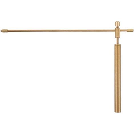 Tige de Radiesthésie en Cuivre Rétractable pour Détection d'Eau et Objets Enterrés (1/4)