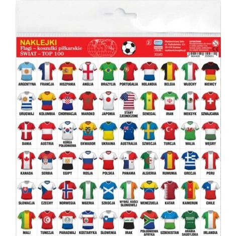 Maglie da calcio - bandiere del mondo. Adesivi. Come (1/2)