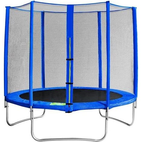 Trampolino elastico con rete di protezione per bambini ed adulti gioco da giardino e veranda -Ø 305 cm (1/4)