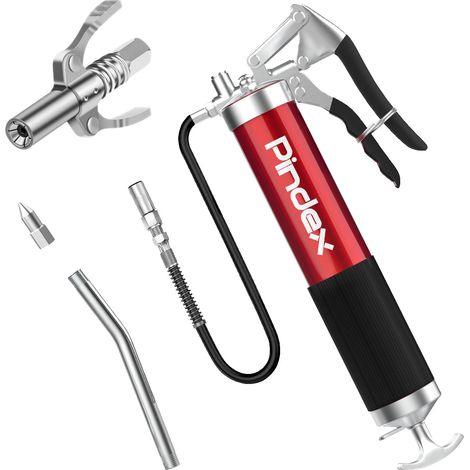 Pompe à Graisse Manuelle avec Embout pour Cartouche à Visser 400 g (1/5)