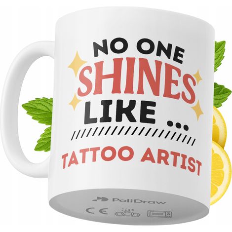 Taza de café/té divertida y humorística para tatuadores. Taza con diseño gráfico y texto gracioso para cumpleaños, santos y días festivos. Taza premium para ocasiones especiales en casa, la oficina o  (1/5)