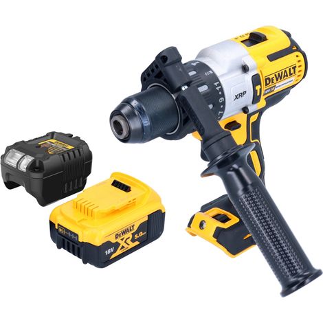 Trapano a percussione a batteria DeWalt DCD 996 D1 18 V 95 Nm senza spazzole + 1x batteria ricaricabile 2,0 Ah + caricabatterie