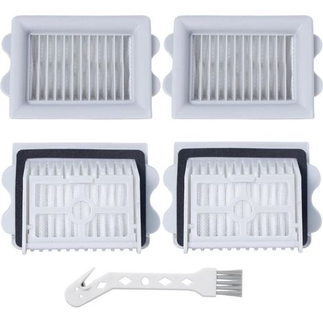 Filtre HEPA pour Roborock Flexi/Flexi Lite/Flexi Pro Aspirateur Accessoires de rechange (4 Filtre HEPA + 1 Brosse de nettoyage) (1/4)