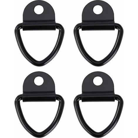 Crochets d'arrimage Anneau Robustes V-Ring en Acier Inoxydable Bague d'ancre pour Remorques Camions et Entrepôts 4pcs (1/5)