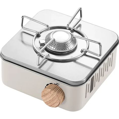 Réchaud à gaz de camping 2800W, kit de cuisine portable pour le camping, réchaud à cassette, brûleur à gaz pour pique-nique, ustensiles de cuisine, réchauds portables (1/3)