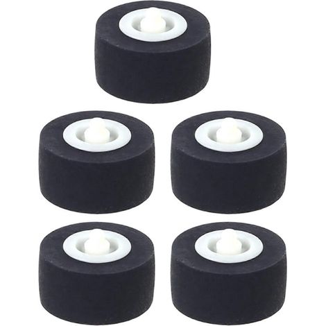 5 Pièces Galets en Caoutchouc pour Sony RS-CH770 RS-BX501, Poulies de Rouleau Pinceur pour Magnétophone (1/4)