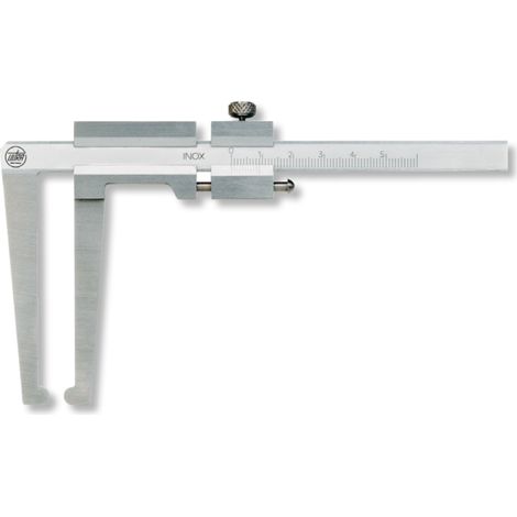 Messschieber inox für Bremsscheiben mit Schleppschieber 60 mm für PKW