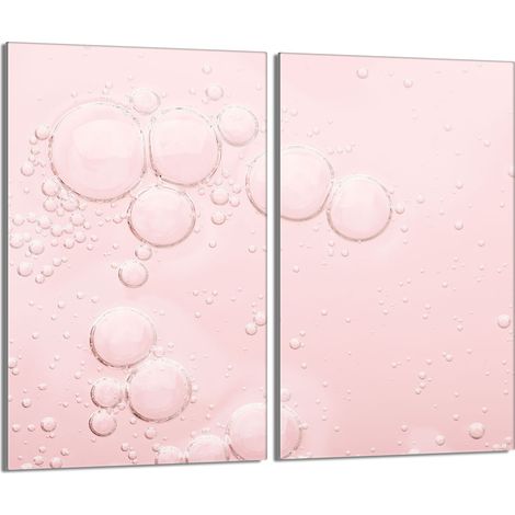 Piastra protettiva in vetro per stufa 2x30x52 Rosa (1/5)
