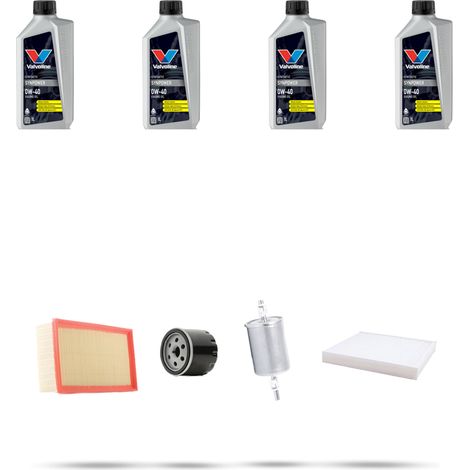 Kit tagliando 4 FILTRI e 4L OLIO compatibile con Renault Clio II 1.6 66kw Dal 1998 (1/5)