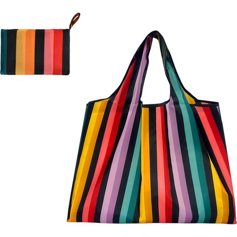 Pliable Sac à provisions Réutilisable écologique Sac de Courses Pliable Lavables Sacs d épicerie Sac Shopping Léger Reusable (1/4)