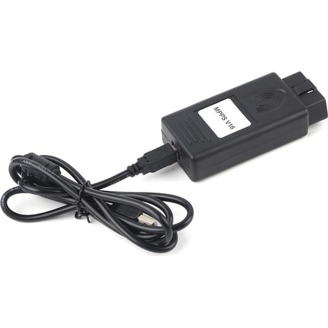 GARRYFIZH Câble de diagnostic de voiture, outil de réglage de puce ECU, plastique ABS noir, fiable et facile à utiliser, remplacement multilingue, adapté à l'entretien de la série Chevrolet