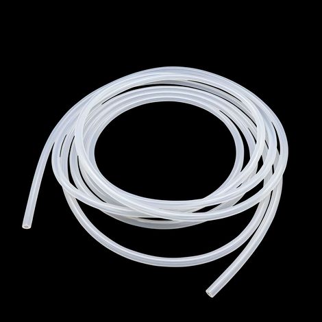 Tuyau en silicone flexible, 3 mm ID x 6 mm OD, longueur 5M, Tubes en Silicone, Tuyau eau-air, pour transfert de pompe (1/5)