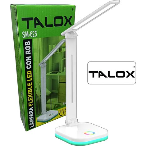 Lampada flessibile Talox LED RGB con base bianca e colore SM-625