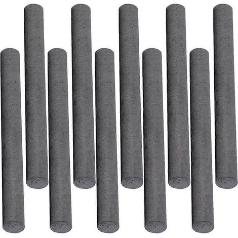 Tiges de graphite de carbone pour agitation hautement conductrice, paquet de 10, noires. (1/5)